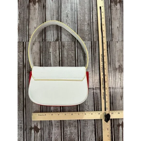 Diesel 1DR shoulder bag White Red Green Logo